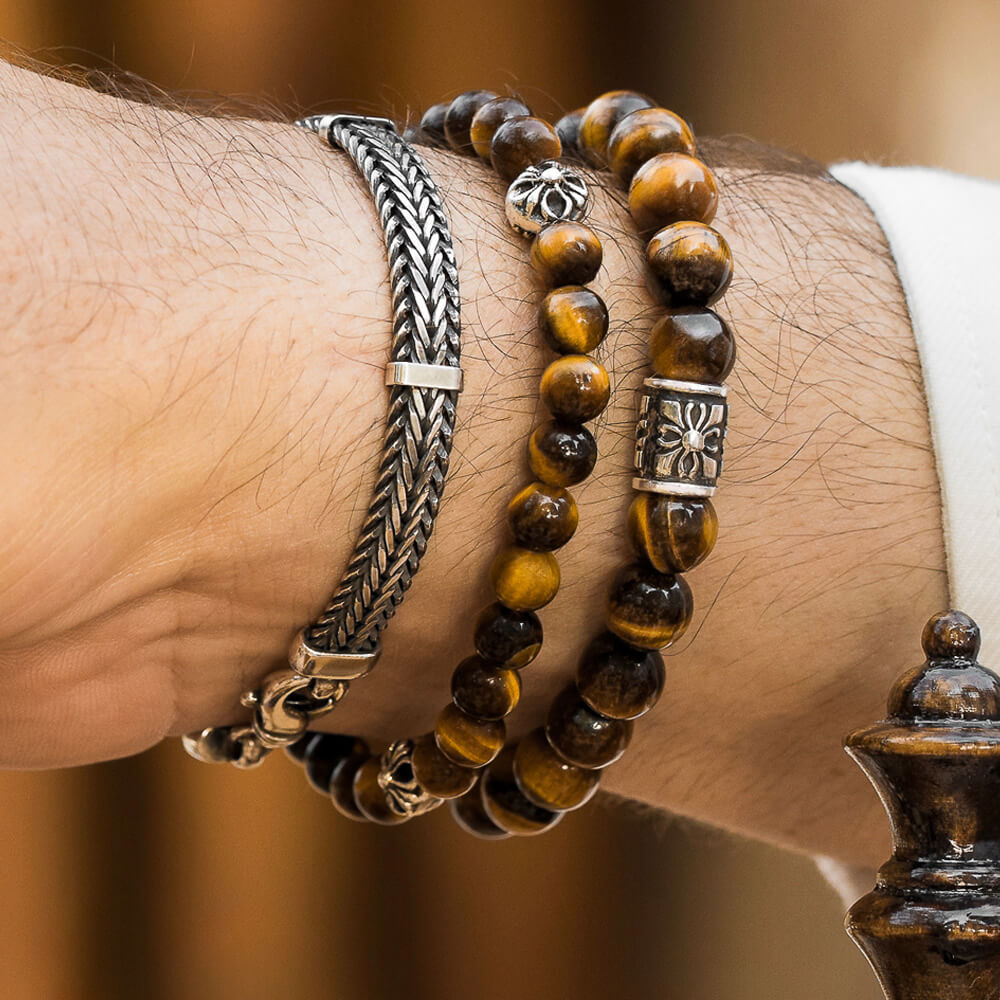 Men's Tiger Eye bracelet
