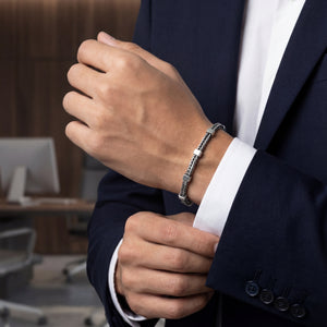 mens italian silver bracelet