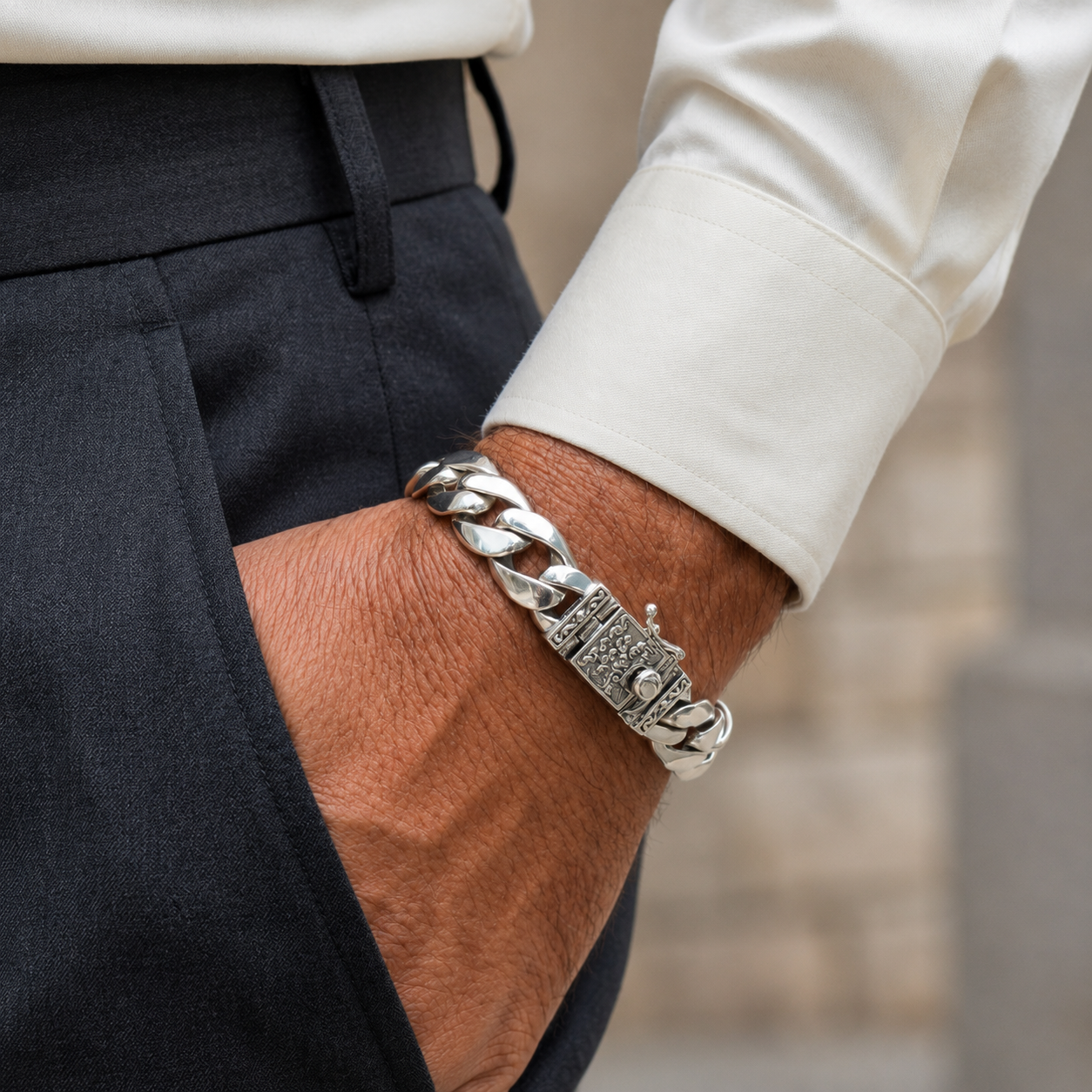 925 silver  bracelet for men