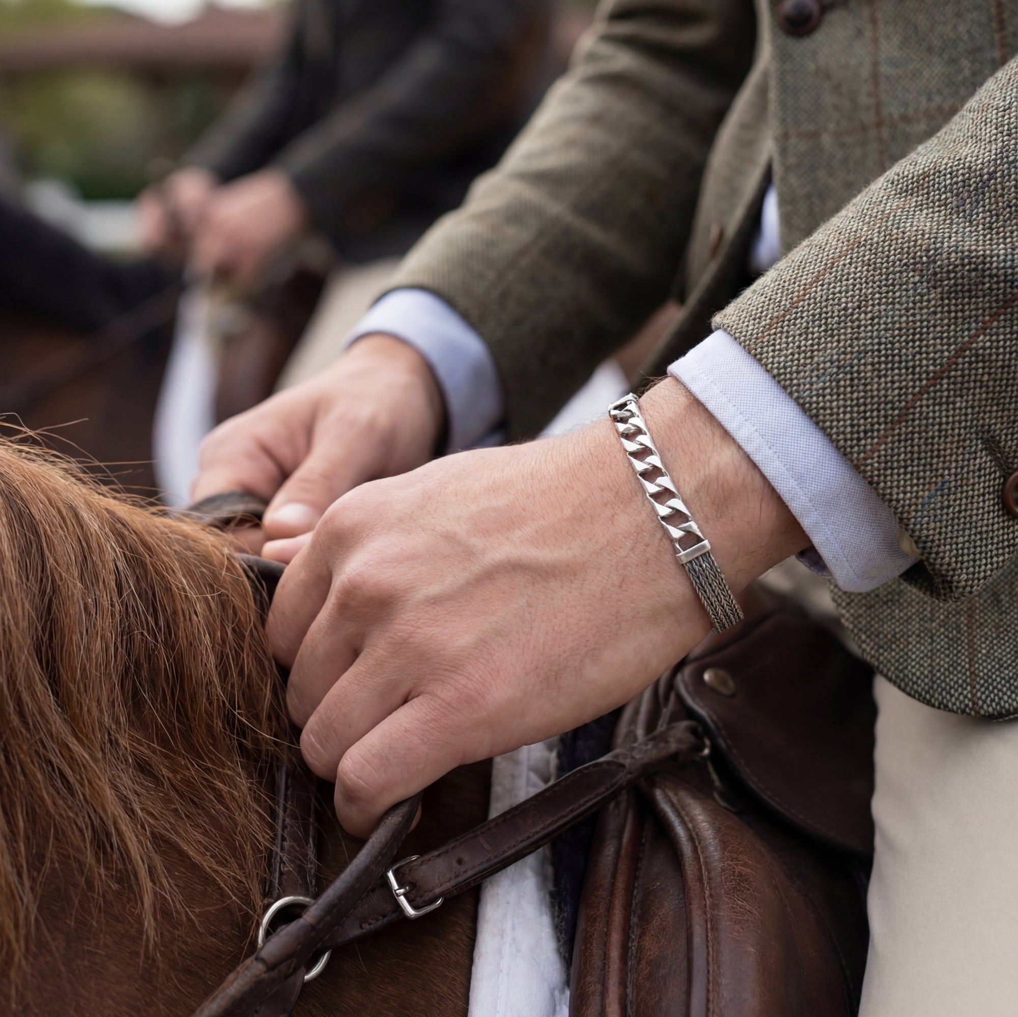 mens silver bracelets