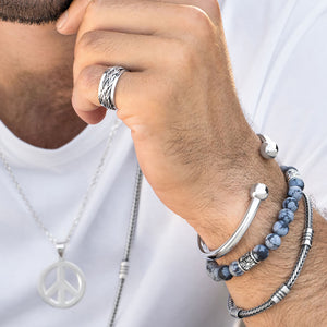 Silver jewelry for men