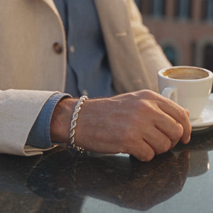 Italian silver bracelet 925
