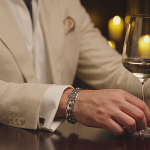 silver bracelet for men 925