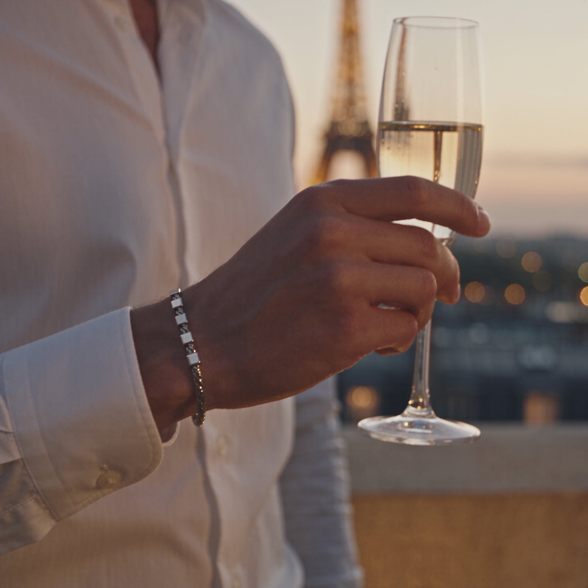 Italy cubes design bracelet 925