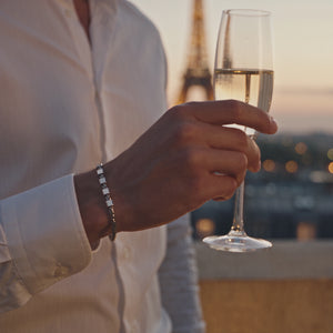 Italy cubes design bracelet 925