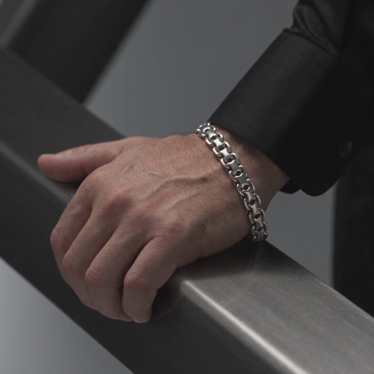 Men Silver Bracelet 925