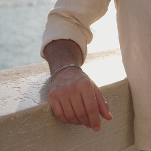 Italian silver thin bracelet 925