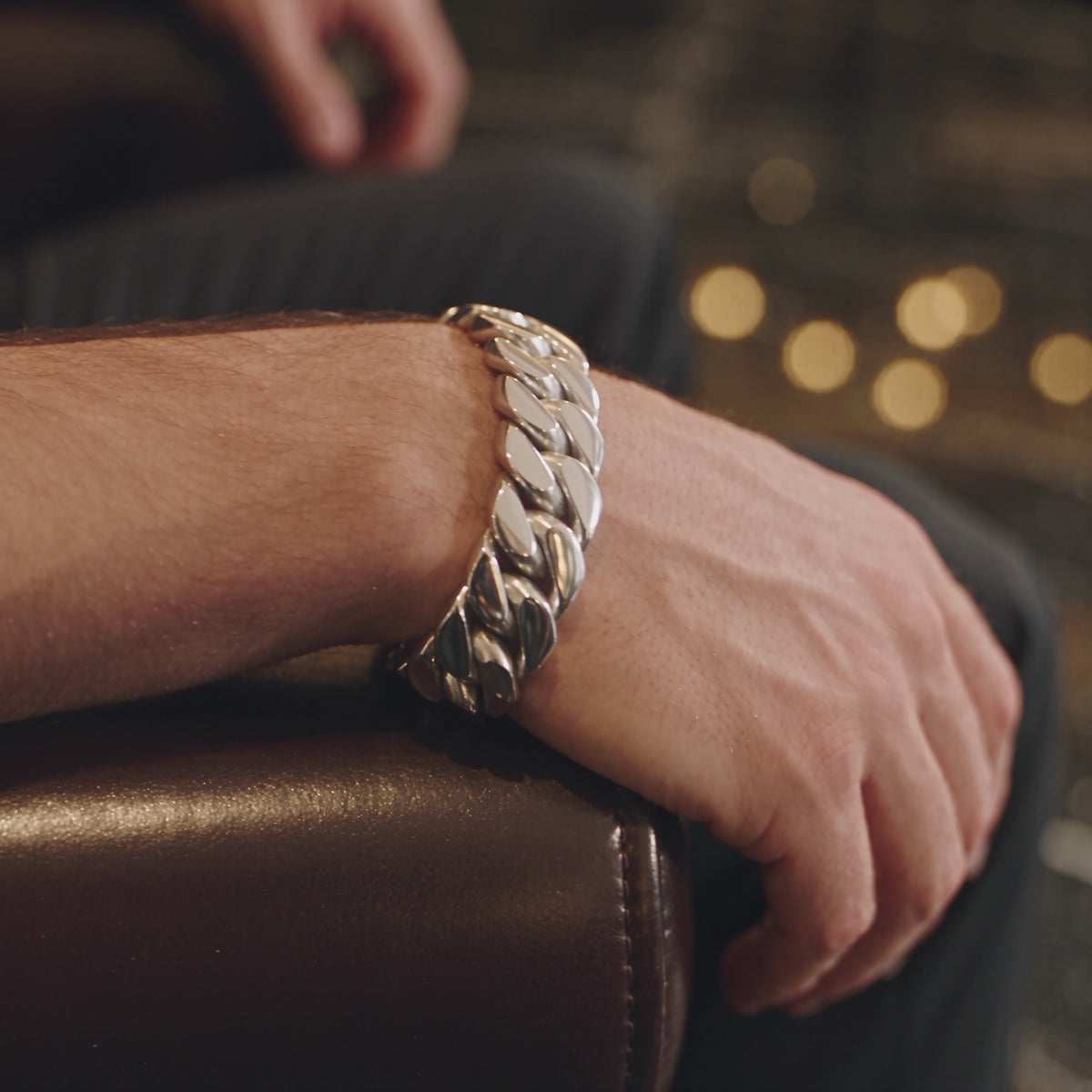 cuban silver bracelet 925