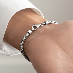 mens italian sterling silver bracelets