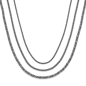 Italian silver chain 2mm 3mm 4mm