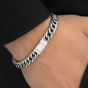 Silver links bracelet