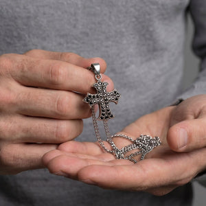 Small Cross silver Pendant 925