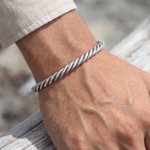 silver 925 bangles for men