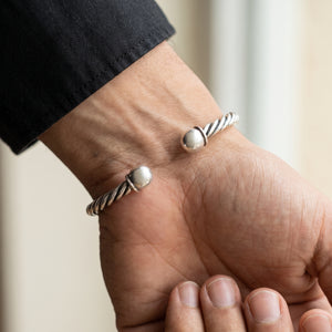 Sterling silver 925 bangles for men vy