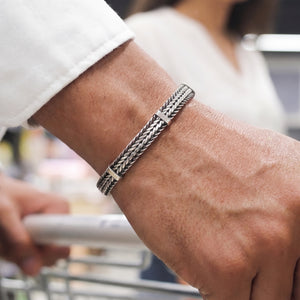 Italian bracelet sterling silver for men 925