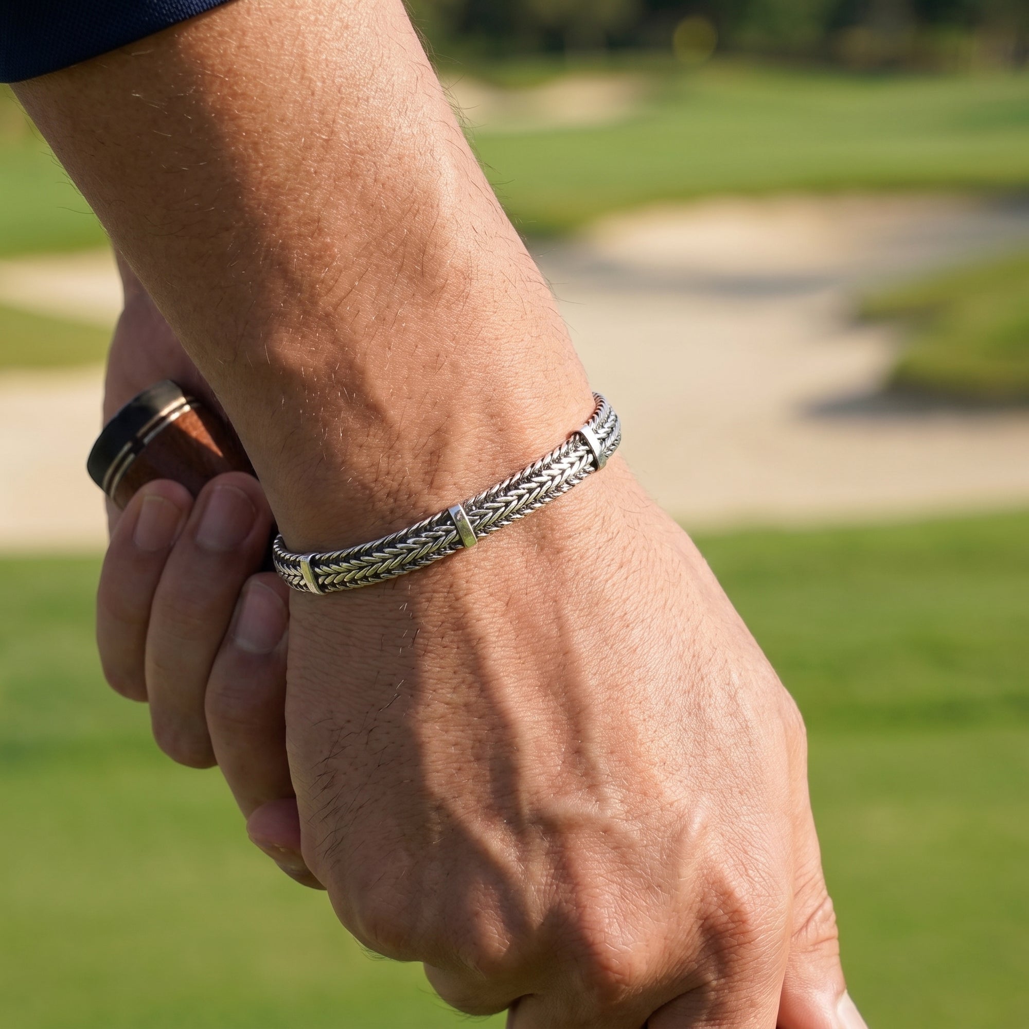 Italian silver bracelet for men 925