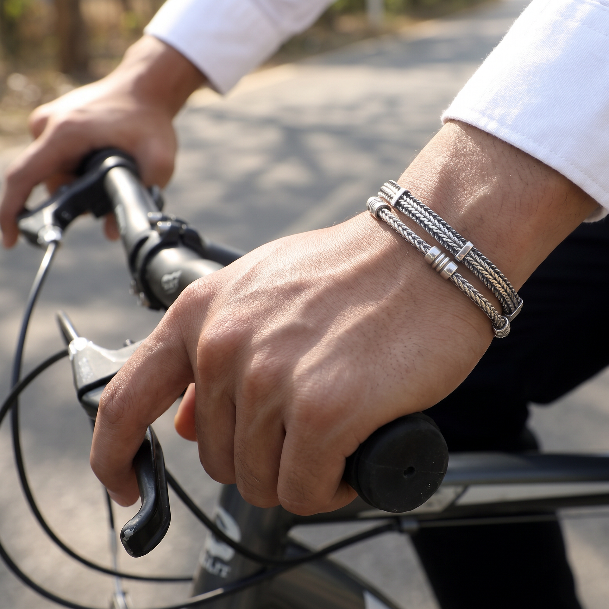 Italian bracelet silver for men 925