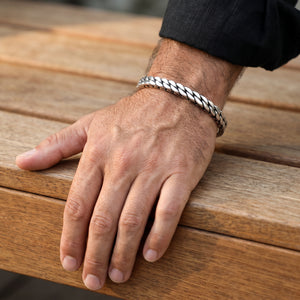 Heavy cuff Sterling silver 925 