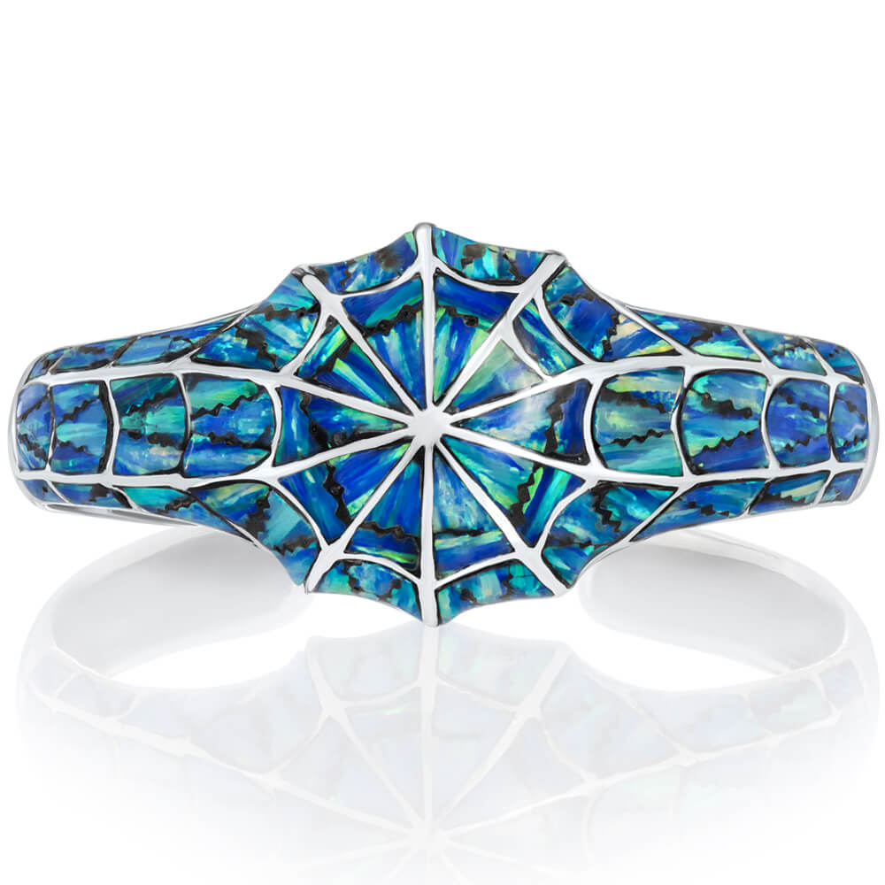 Blue opal bracelet