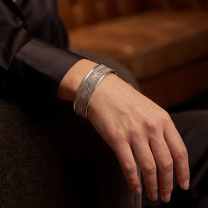 silver cuff bracelet