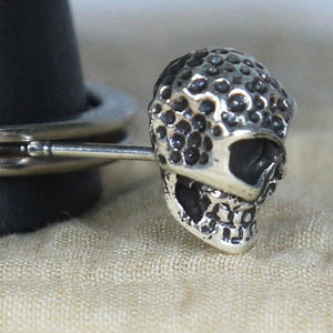 high quality silver skull earrings