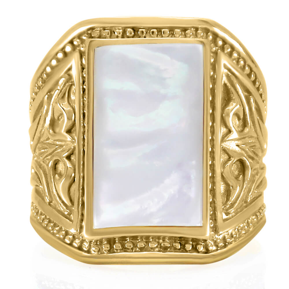 18k gold men ring