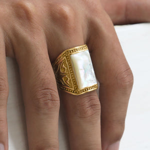 18k gold men ring