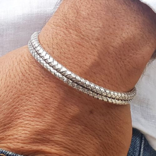 silver cuff bracelet