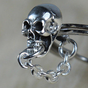 cool punk skull earrings design women high quality silver