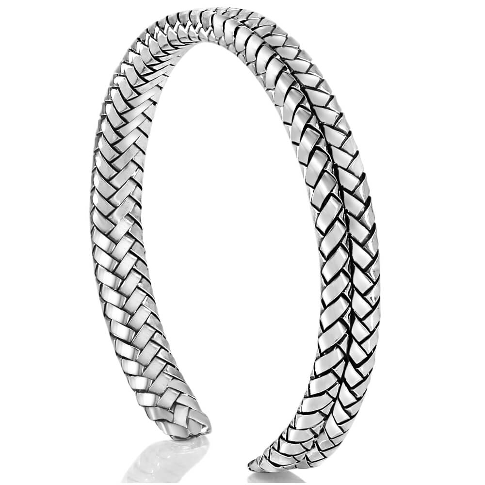 silver cuff bracelet