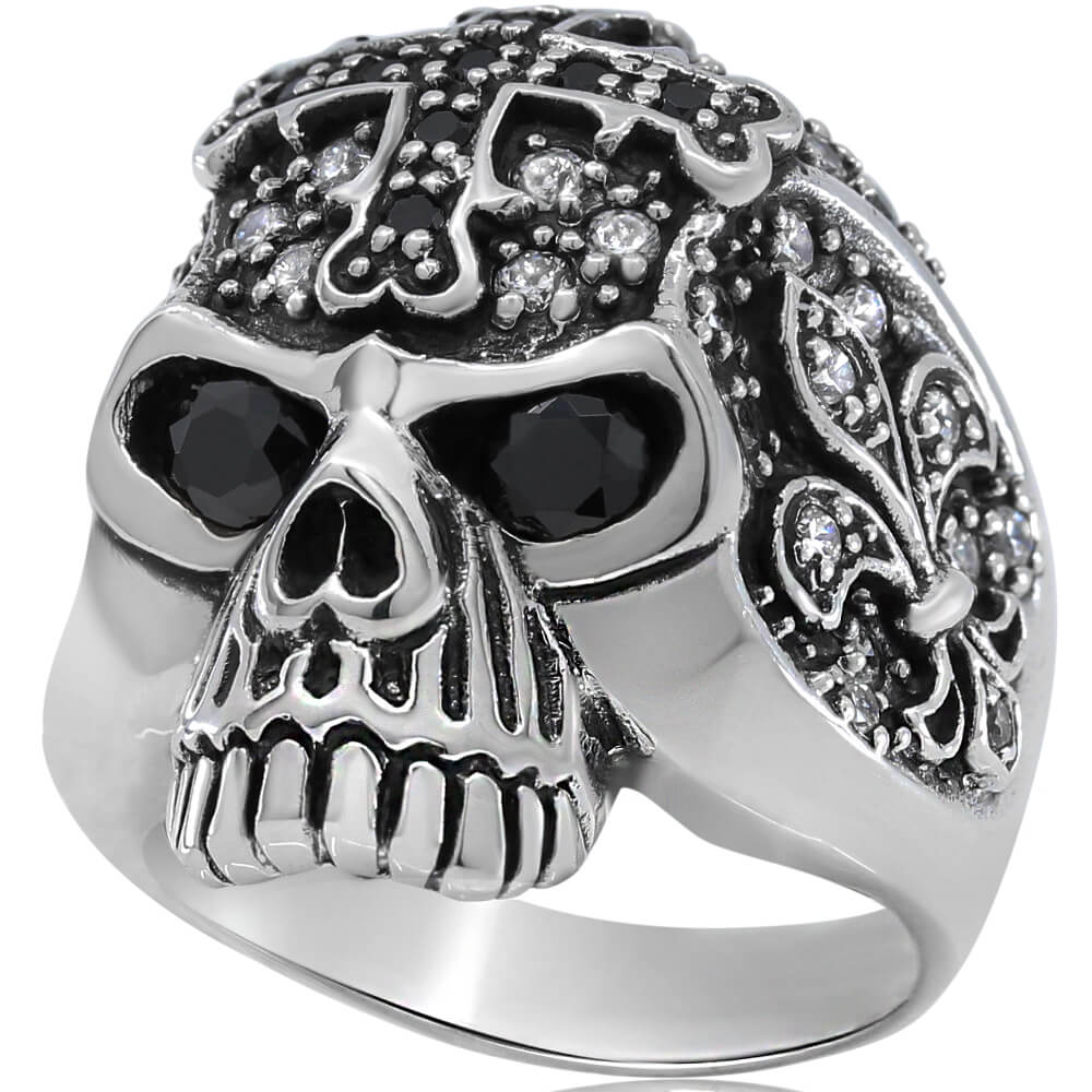 skull ring for men