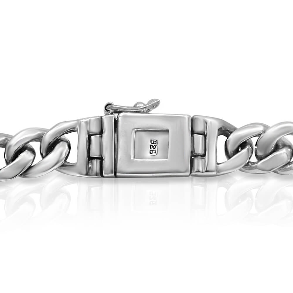 Silver Bracelet & Jewelry VY 6 - Inches for Women Men to - 10.5 Size