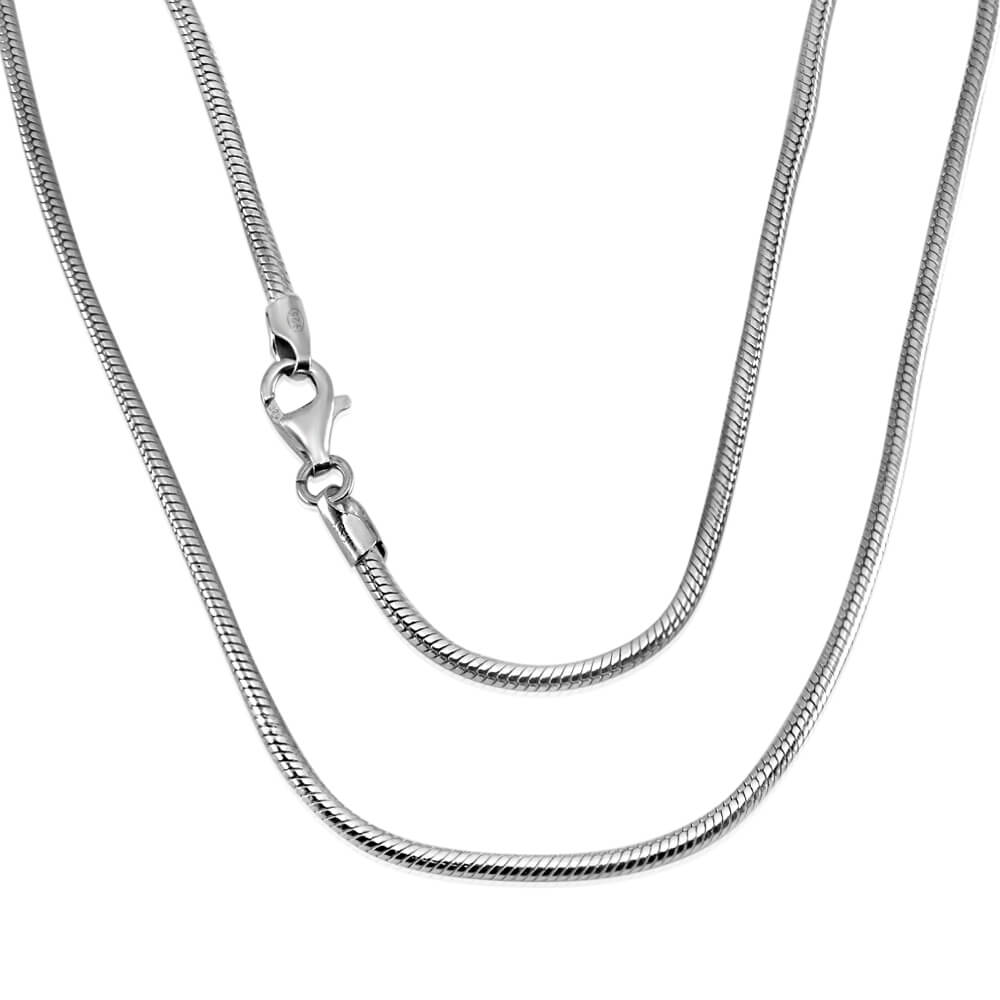 Silver snake chain