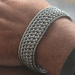 Braided Silver Bracelet