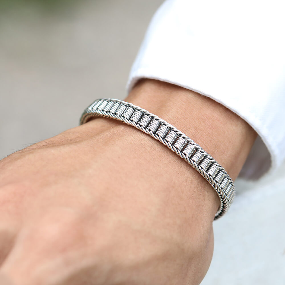 Silver Men Bracelet