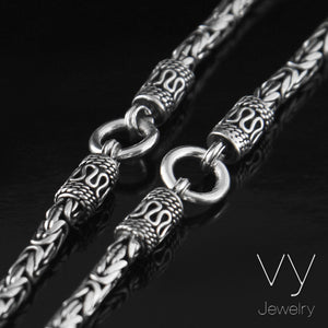 Byzantine silver chain