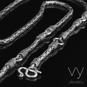Byzantine silver chain
