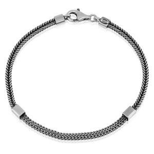 Italian silver thin bracelet