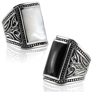 silver men ring