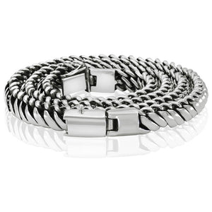 Thick silver chain for men