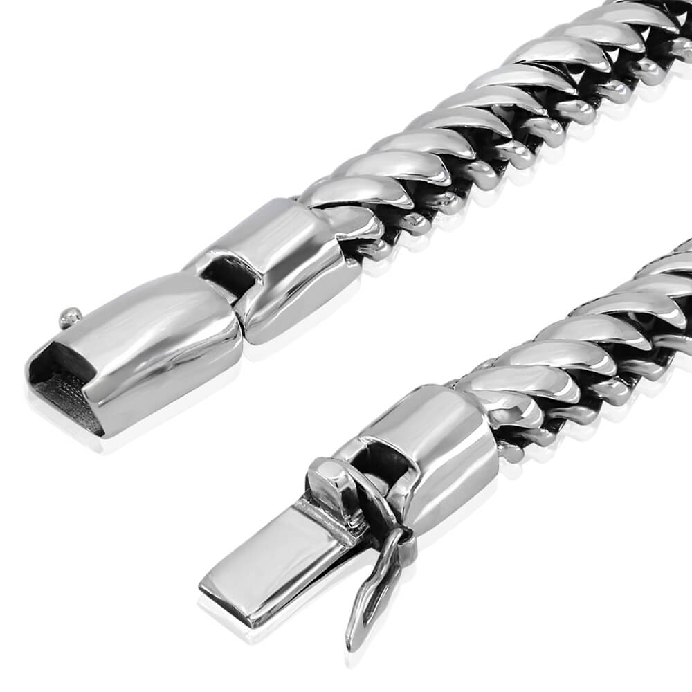 Thick silver chain for men