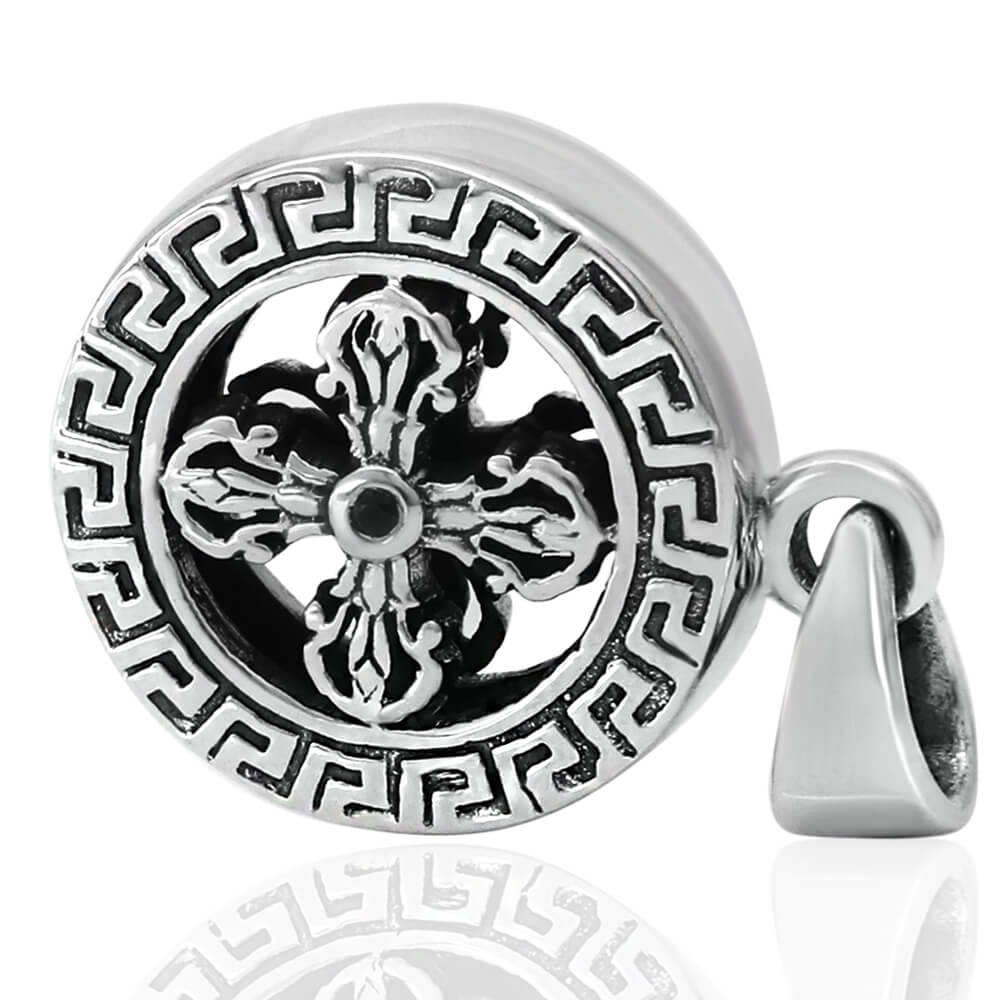 3D Silver Cross
