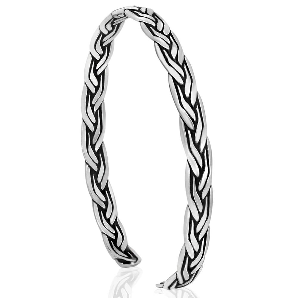 silver cuff bracelet