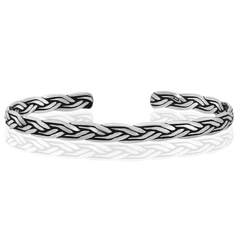 silver cuff bracelet