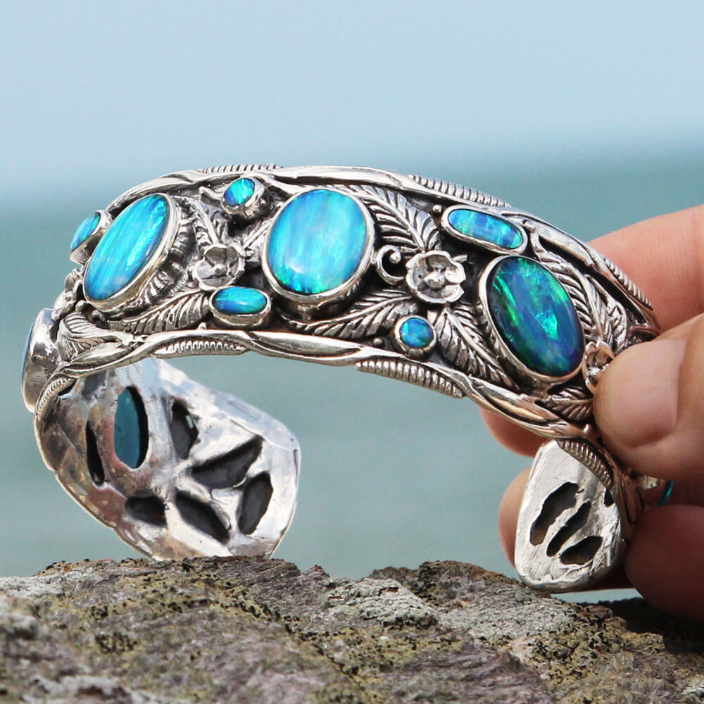 blue opal jewelry