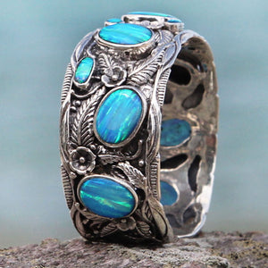 blue opal bracelet