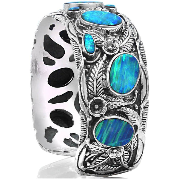 Blue_Opal_wide_heavy_bracelet_