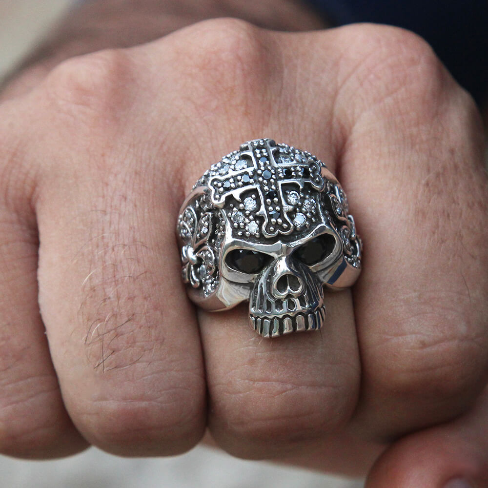 skull ring for men