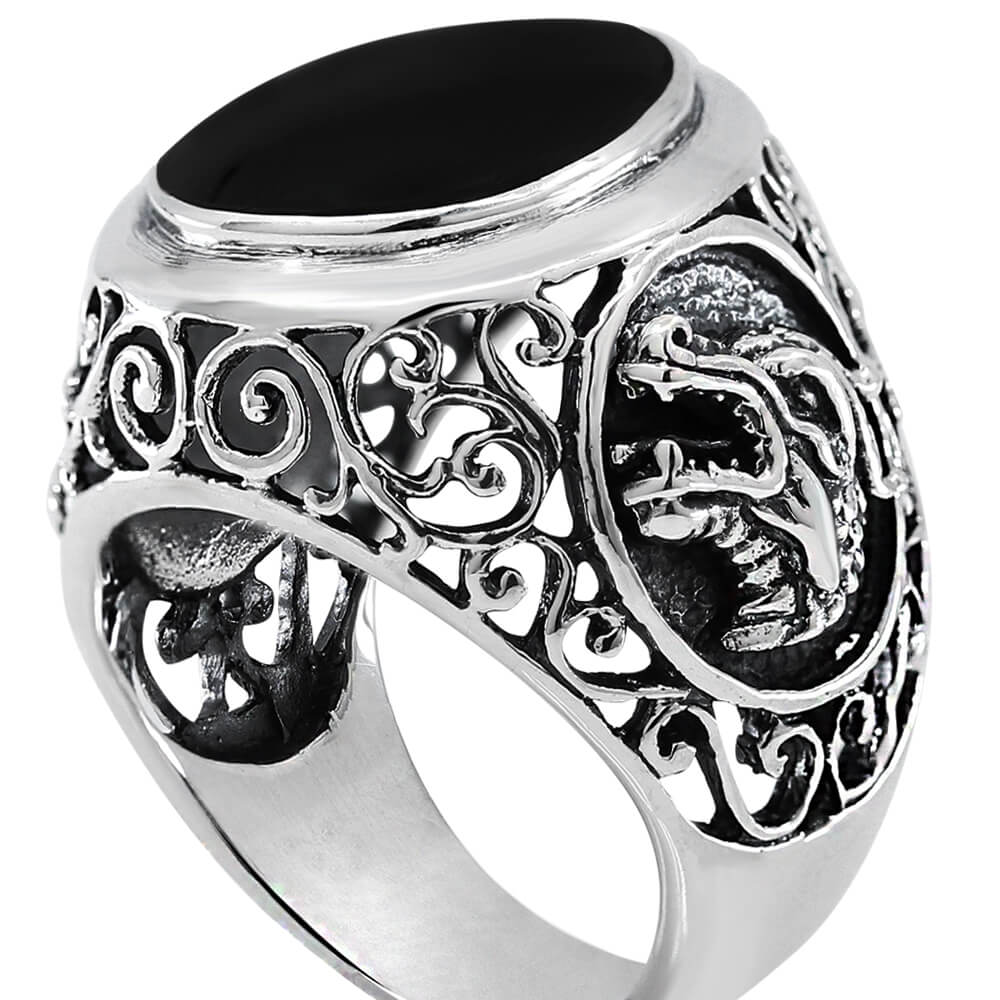 silver men ring