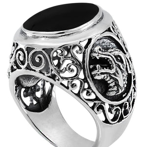 silver men ring
